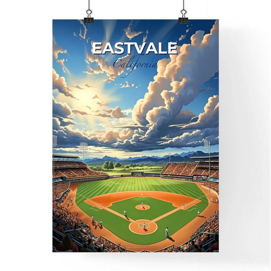Eastvale, California, A Poster of a baseball stadium with people in the stands Default Title