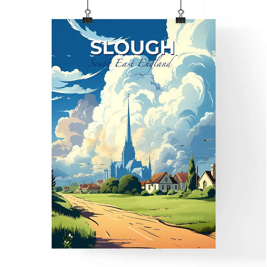 Slough, South East England, A Poster of a road leading to a town Default Title