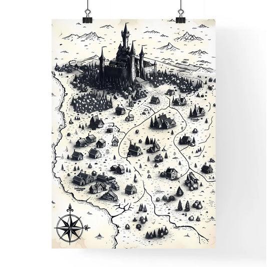 Fantasy map Poster