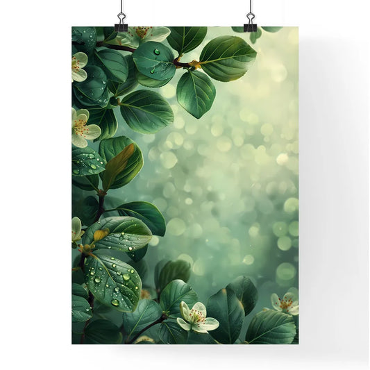 Spring Green Celebration Poster