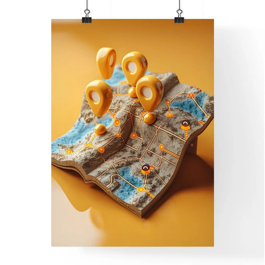 High-Quality 3D Emoji-Style Roadmap Art with Poster