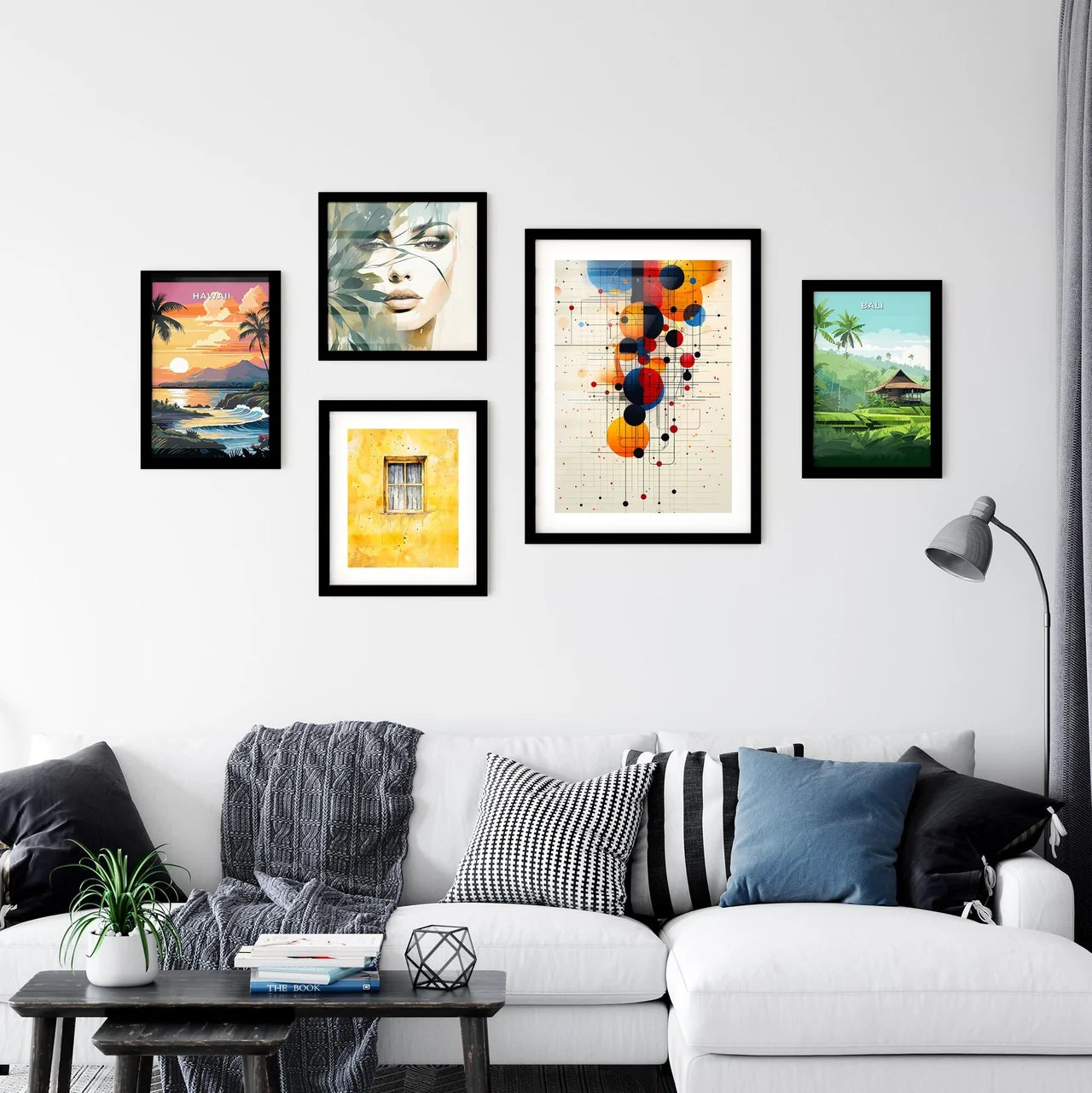 Abstract Medical Art - Colorful Circles and Wall Art