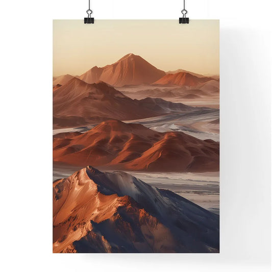 Panoramic Desert Artwork Poster