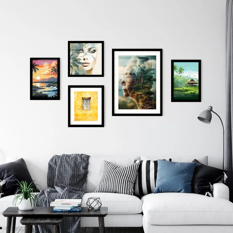 Vibrant Asian Grandma Wall Art