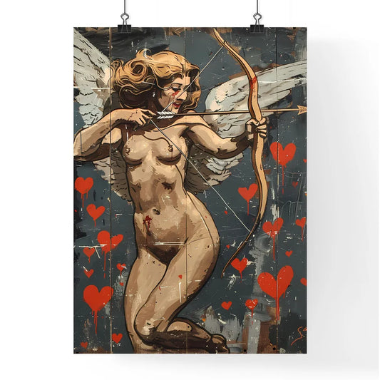Angelic Venus in Pop Art Comic Horror Poster