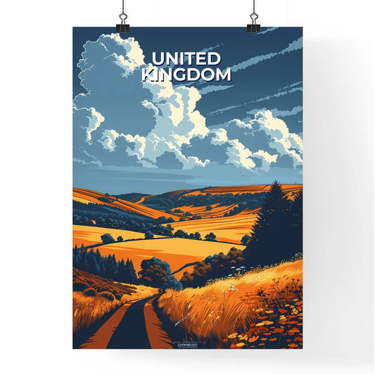 Vibrant Landscape Painting Depicting Pastora Poster