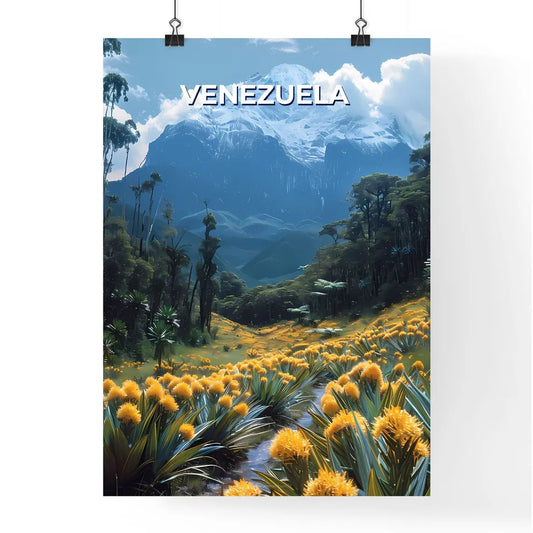 Vibrant South American Mounta Poster