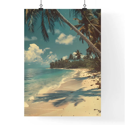 Vibrant Vintage Kodachrome Painting of a Ser Poster