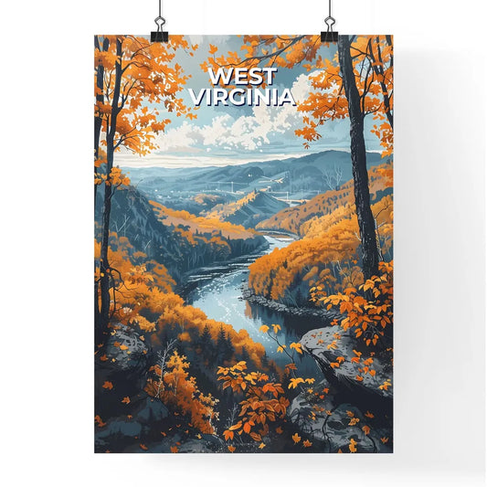 Vibrant Landscape Painting Poster