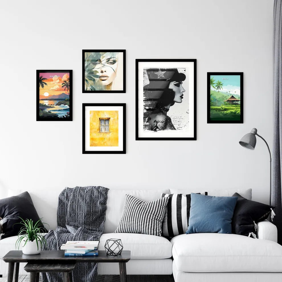 Modern art print Art Print