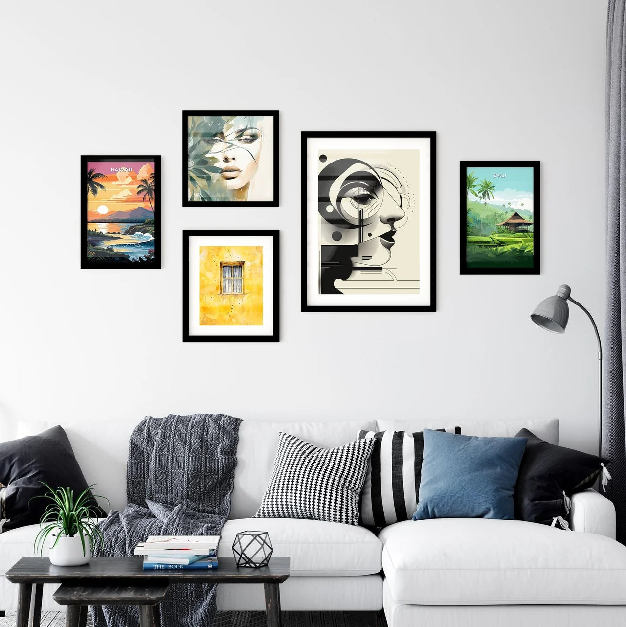 Bauhaus-inspired Abstract Artwork - Vibrant Wall Art