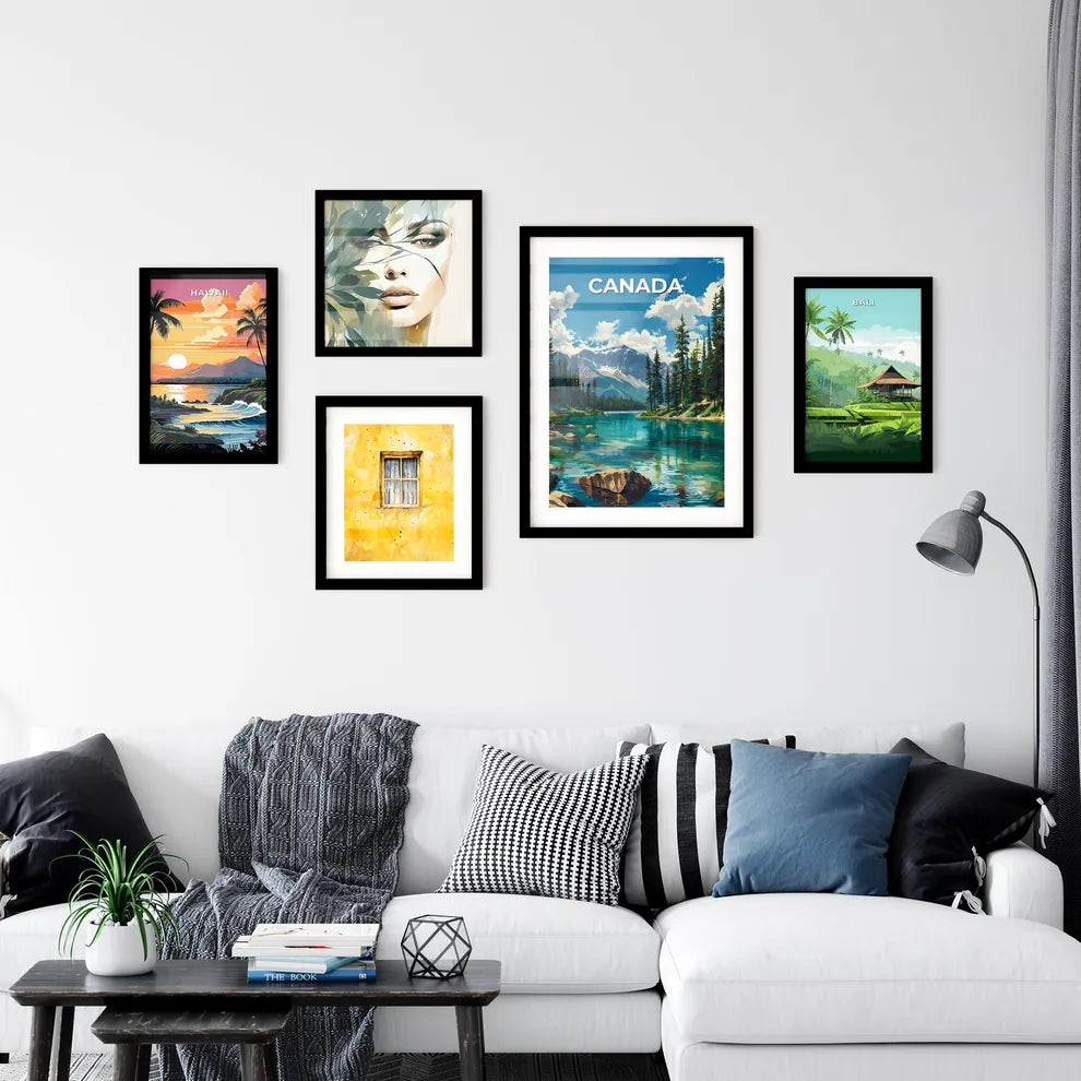Vibrant River Art Wall Art