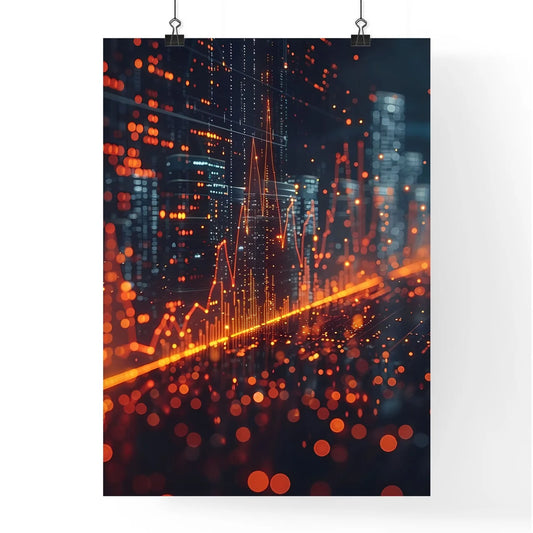 Diversification Strategy: Reduce Risk with Cross-Asset Investments in a Vibrant Metropolitan Canvas Poster