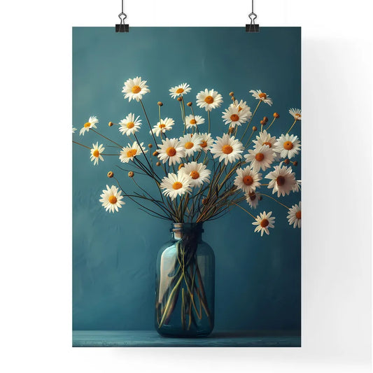 Modern Minimalist Line Art Floral Painting Poster