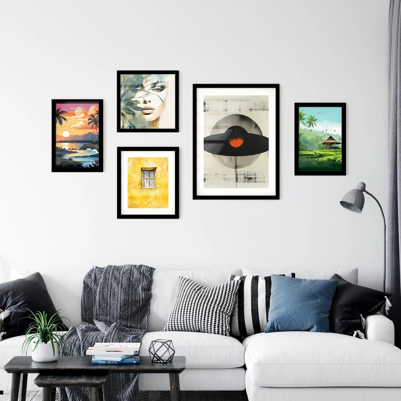 Striking Minimalist Saucer Artwork Wall Art
