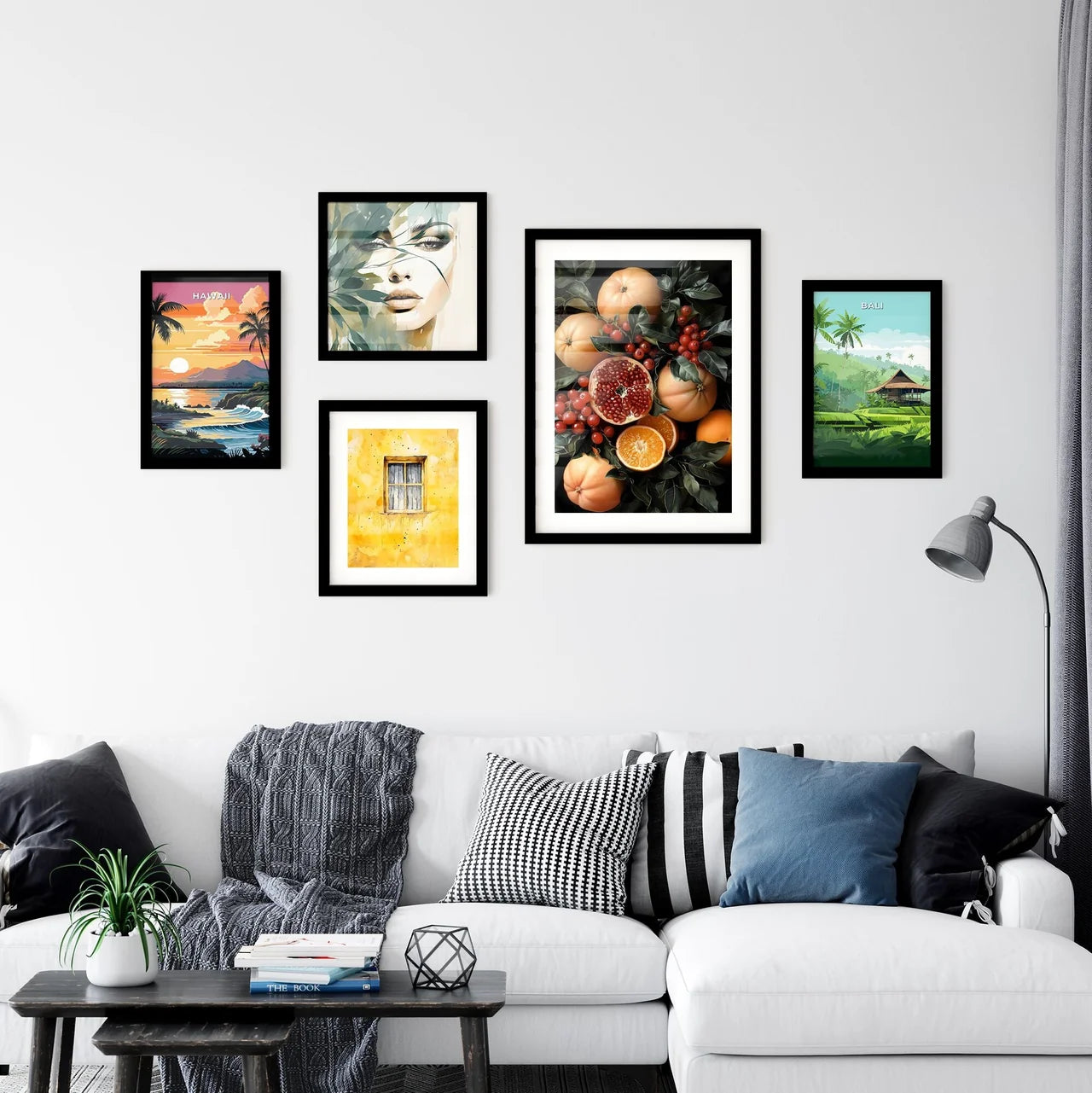Vibrant Contemporary Still Life Painting of Wall Art