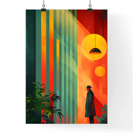 Lobby Guardian: Urban Tapestry of High-Rise Life Poster