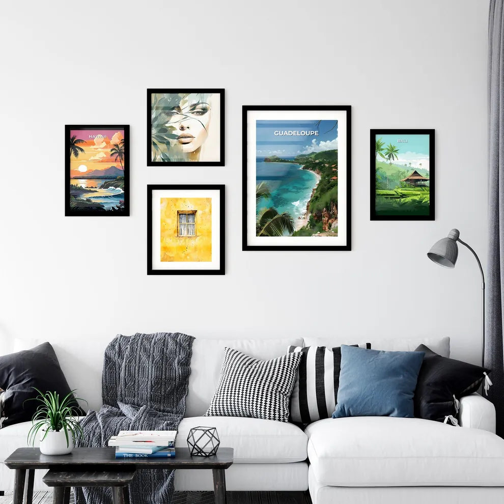 Caribbean Beach Painting Wall Art