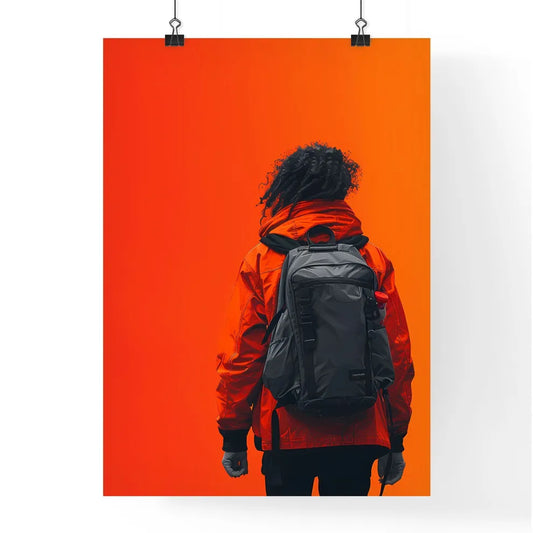 College Student Back to School Backpack Mini Poster