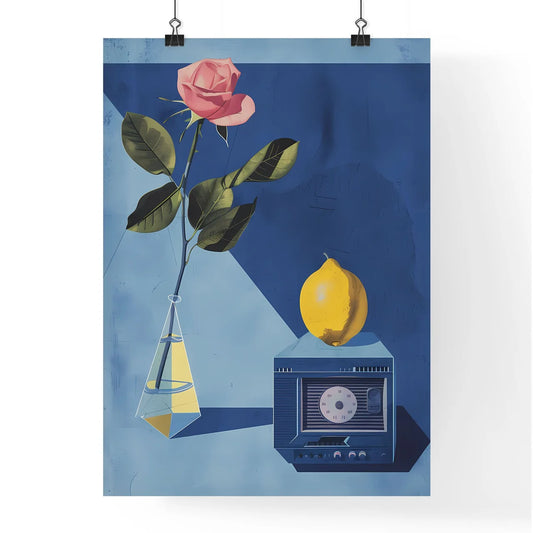 Indie risograph pop art style illustration Poster