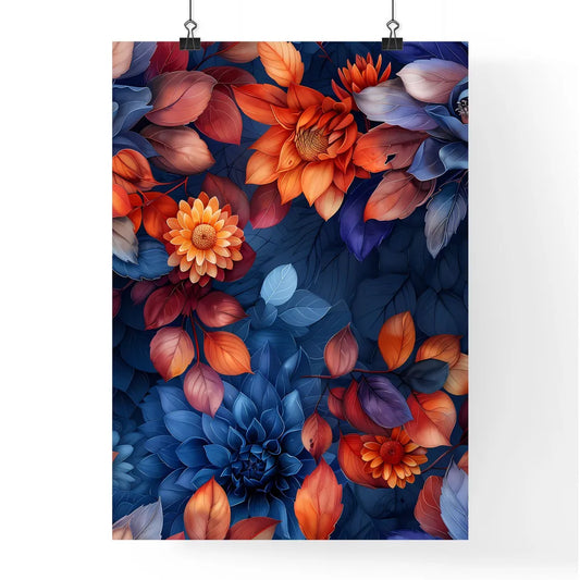 Vibrant Loose Watercolor Seamless Mandala Fl Poster