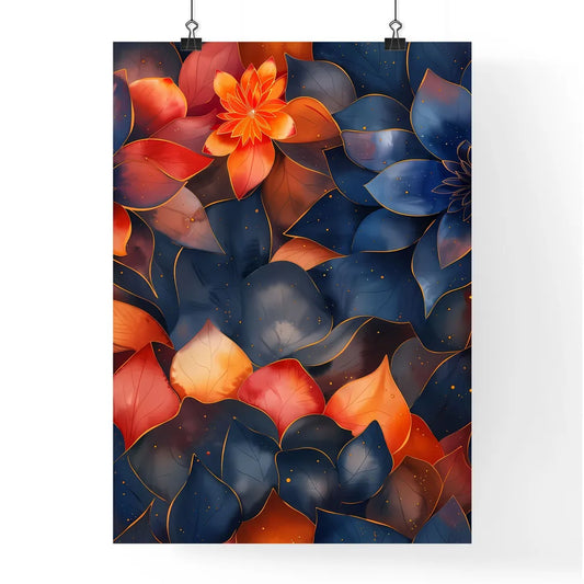 Royalty-Free Seamless Colorful Watercolor Ma Poster