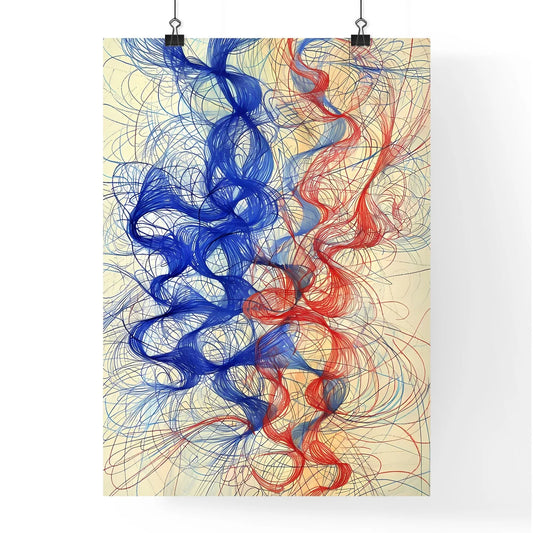 Abstract Artistic Expressive Vintage Korean Poster