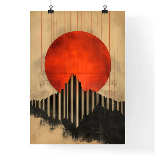 Striped Minimalist Art Print Poster