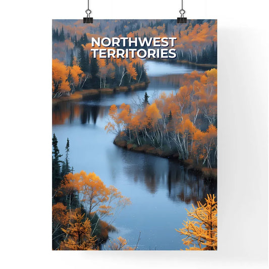 River in the Northwest Territories of Canada Poster