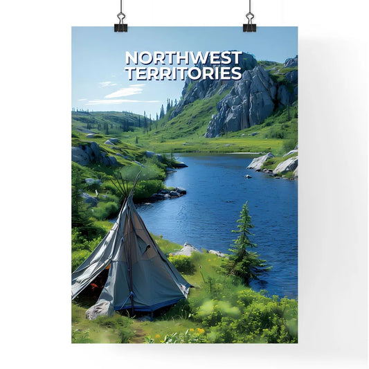 Vibrant Oil Painting Northwest Territories C Poster