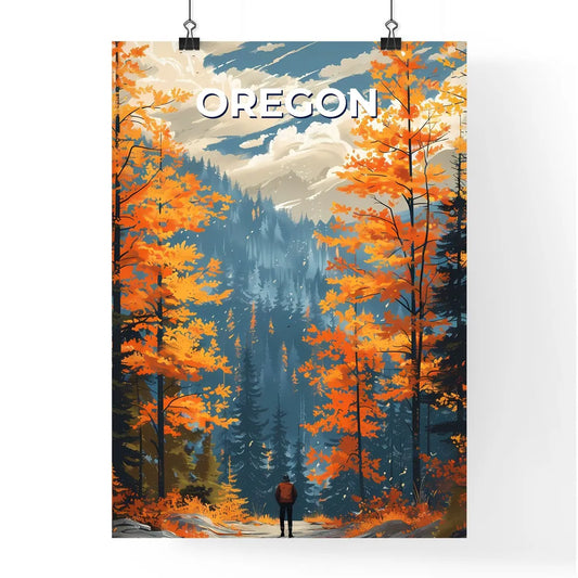 Stunning Artistic Rendering of a Serene Fore Poster