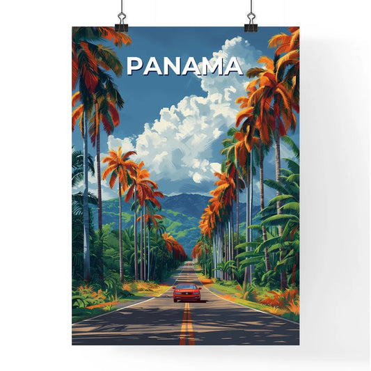 Vibrant Panama Roadside Art Poster
