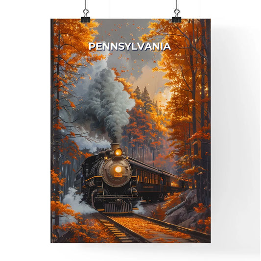 Tranquil Pennsylvania Woods Railway Art - Pa Poster