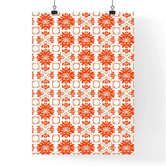 Philippine Inabel Flower Motif Traditional A Poster