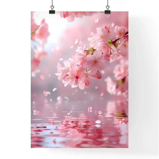 Ethereal Pink Floral Dream Poster