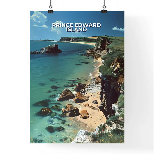 Vibrant Art of Rocky Prince Edward Island Be Poster