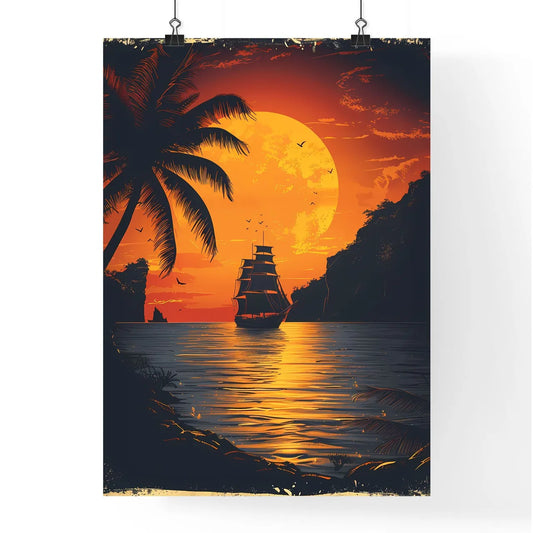 Printable vintage-looking sketch template la Poster