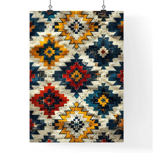 Intricate Indian-Inspired Seamless Pattern Poster