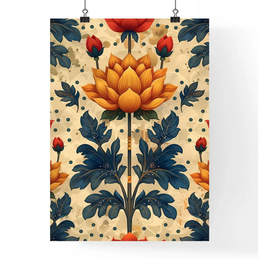 Seamless pattern in vibrant light yellow Poster