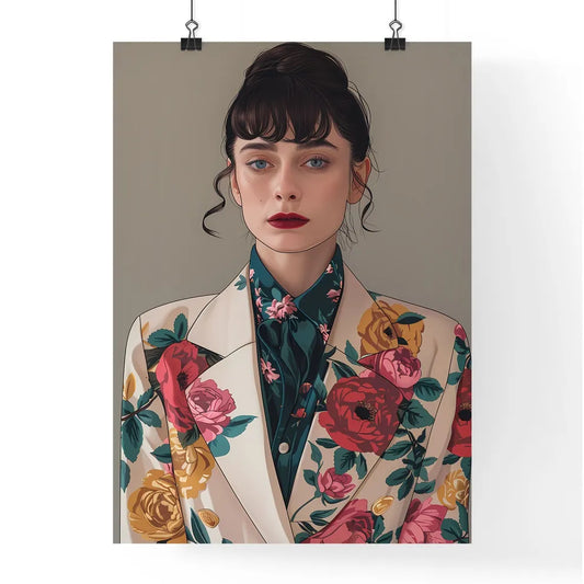 Spring Blooms in a Floral Fusion Poster