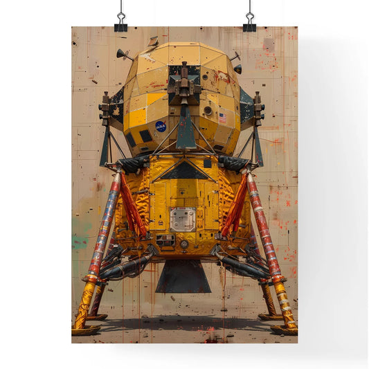 Impressionist Painting Depicting Apollo 11 L Poster
