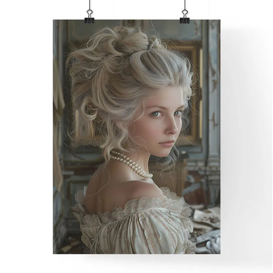 Melancholic Marie Antoinette in Versailles' Poster