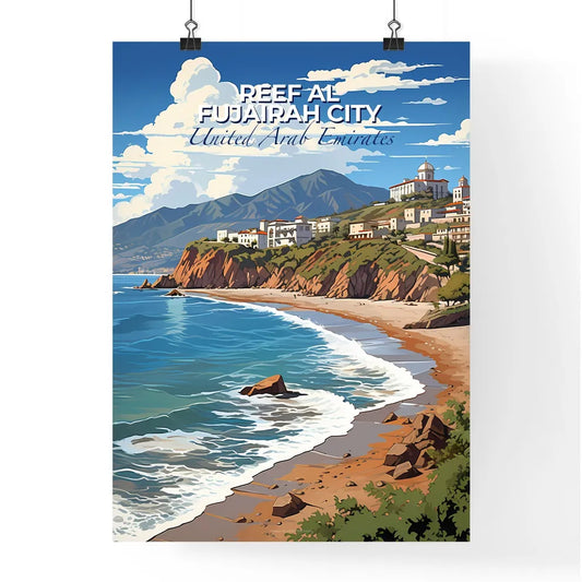 United Arab Emirates Skyline City Beach Painting Art Digital Skyline Default Title