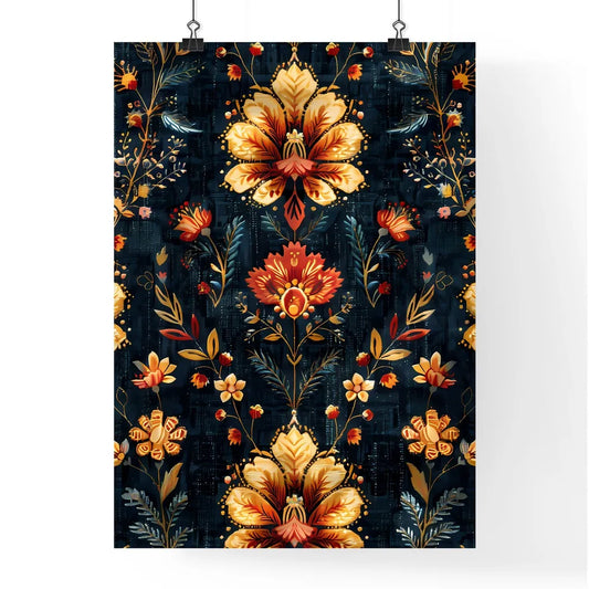 Culturally Diverse Seamless Pattern Poster