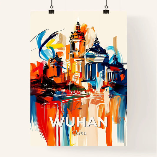 Vibrant Wuhan, China Poster