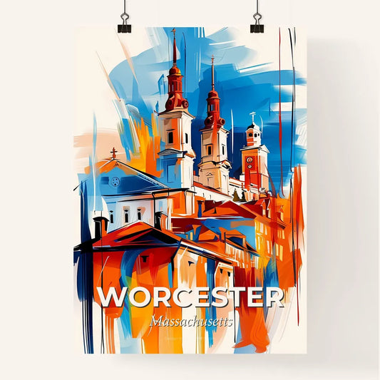 Vibrant Worcester, Massachusetts Poster