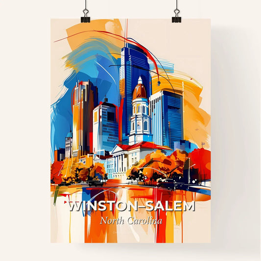 Vibrant Winston–Salem, North Carolina Poster