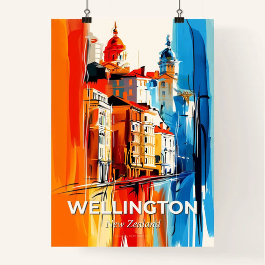 Vibrant Wellington, New Zealand Poster