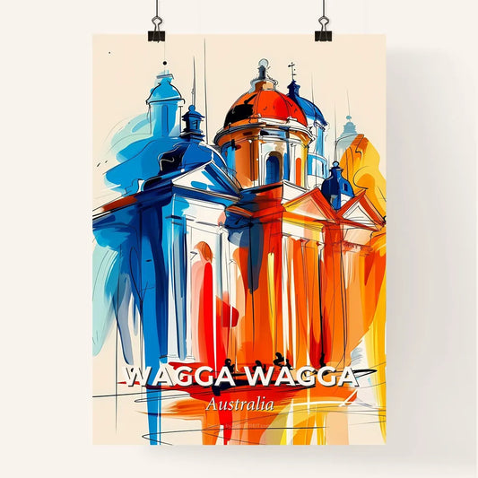 Vibrant Wagga Wagga, Australia Poster