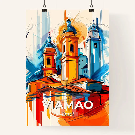 Vibrant Viamao, Brazil Poster